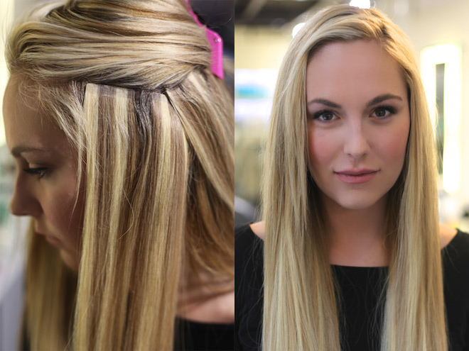 Tape In Hair Extensions by Arsova Salon