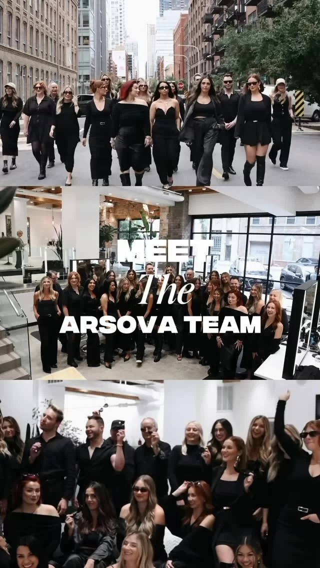 MEET THE ARSOVA TEAM 🌟
Our team is growing, bigger than ever, & always ready to make your hair dreams a reality!
Come meet the talented faces behind the chair! 🤍
#chicagohairsalon #chicagohairstylist
arsova salon | chicago hair salon | chicago hairstylist | meet the team | meet the salon team | hair salon team |